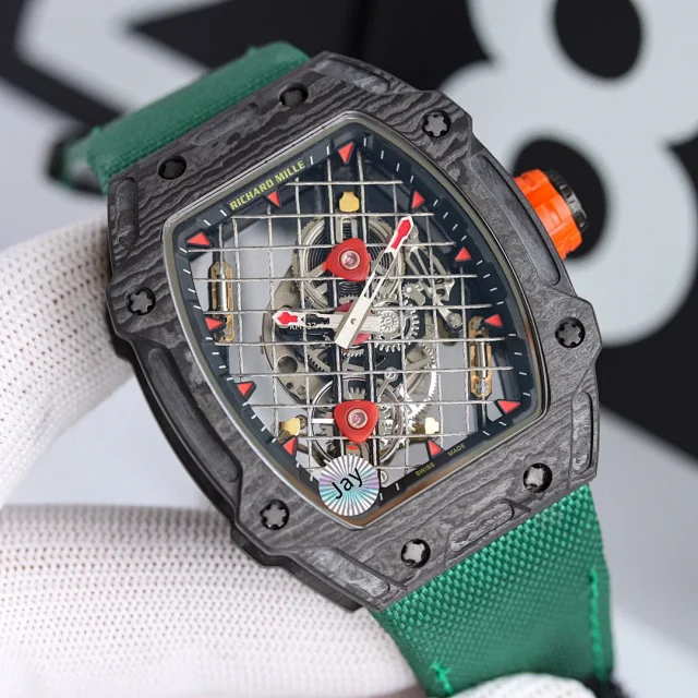 Richard Mille Watches RM 27-04 Tourbillon Skeleton Dial Textile Strap product detail image 11