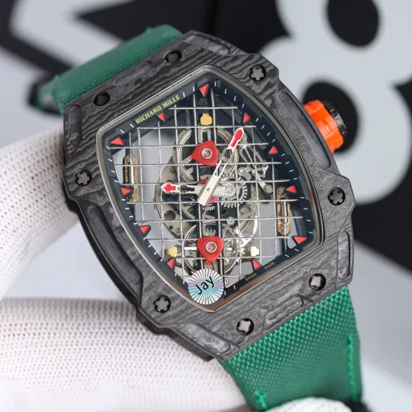 Richard Mille RM 27-04 Tourbillon Yellow Carbon Fiber Mechanical Watch Watches - 12