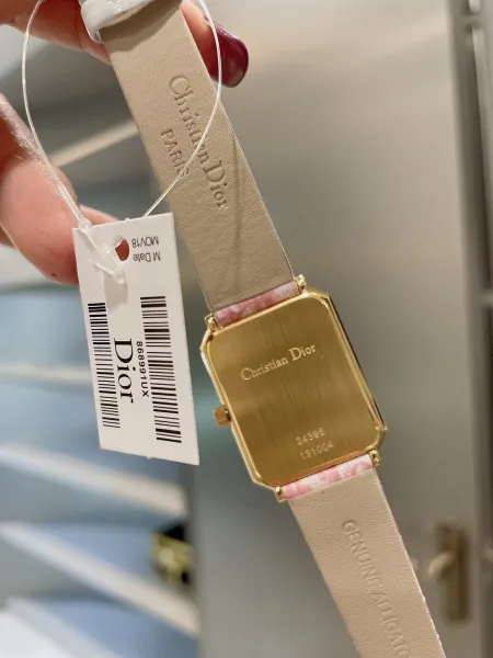 Dior La D de Dior Pink Oblique Strap Quartz Watch Watches - 8