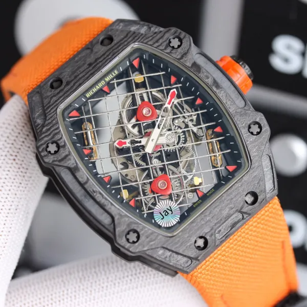 Richard Mille RM 27-04 Tourbillon Yellow Carbon Fiber Mechanical Watch Watches - 11