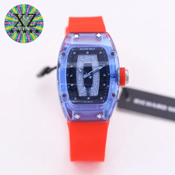 Richard Mille RM 07-01 Red Sapphire Dial Black Ceramic Watch Watches - 23