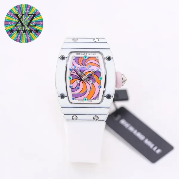 Richard Mille RM 07-01 Red Sapphire Dial Black Ceramic Watch Watches - 29