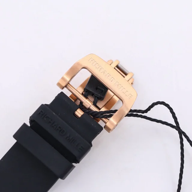 Richard Mille Watches Tonneau Crystal-Set Watch with Rubber Strap product detail image 13