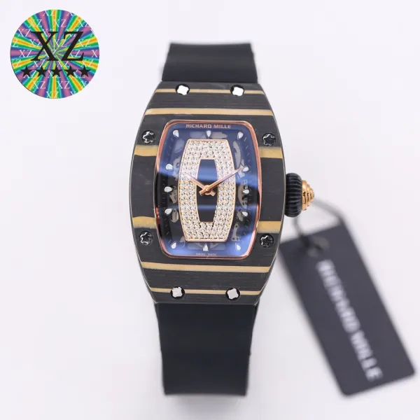 Richard Mille RM 07-01 Red Sapphire Dial Black Ceramic Watch Watches - 15