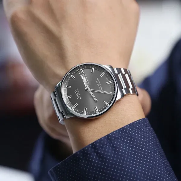 Design Mido Chronometer Automatic Silver Dial Rose Gold Bezel Mechanical Watch Watches - 30