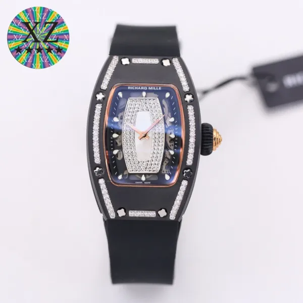 Richard Mille RM 07-01 Red Sapphire Dial Black Ceramic Watch Watches - 2