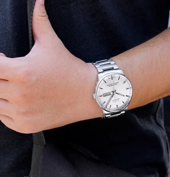Design Mido Chronometer Automatic Silver Dial Rose Gold Bezel Mechanical Watch Watches - 35
