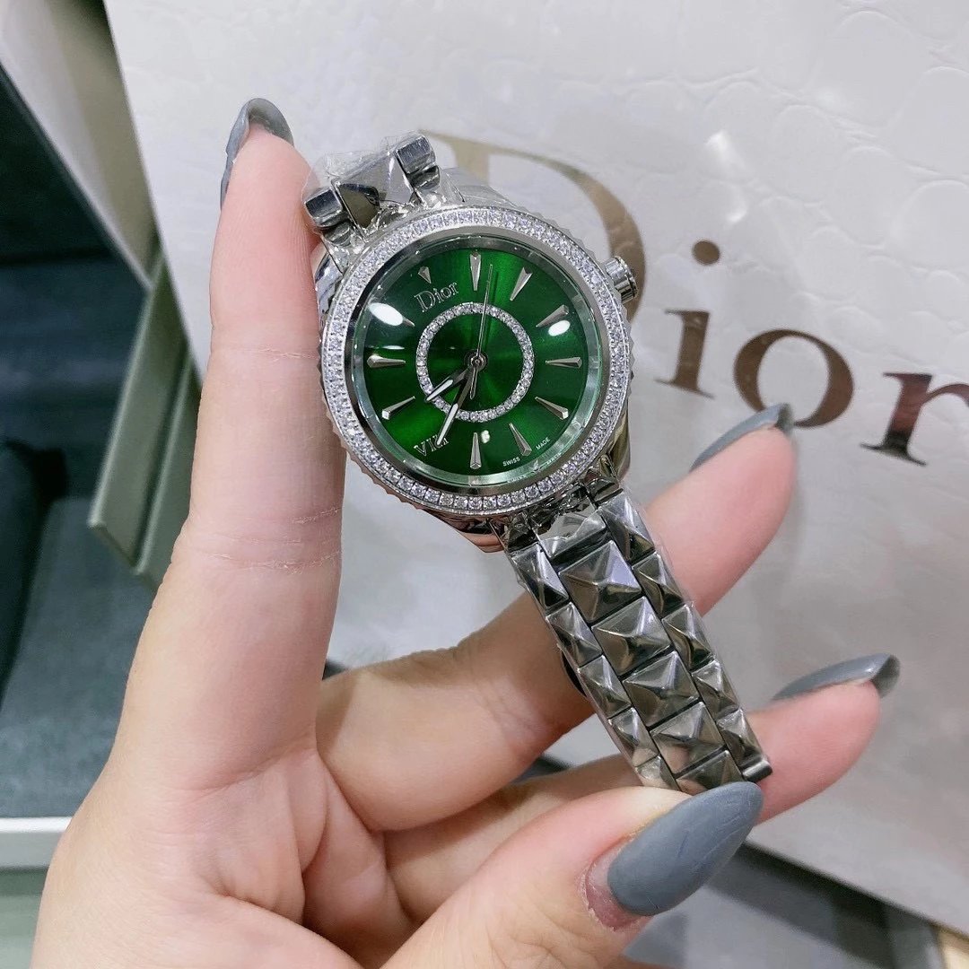 Dior VIII Rose Gold Diamond-Set Quartz Watch Watches - 27