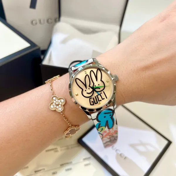 Gucci GG Marmont Rabbit Print Watch Multicolor Quartz Watch Watches - 8