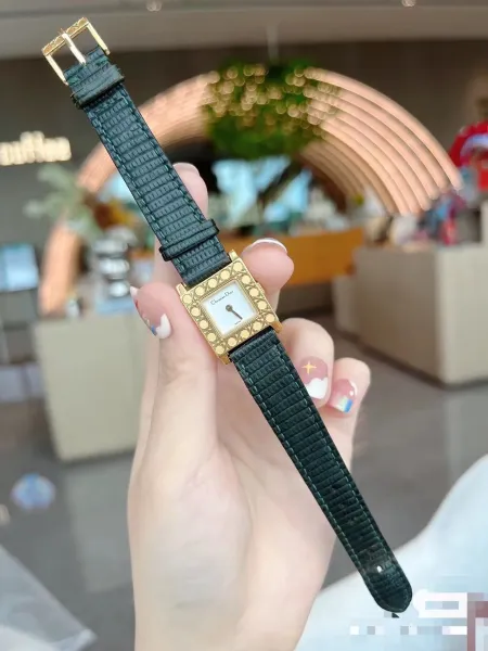 Dior La D de Dior Green Python Strap Quartz Watch Watches - 37