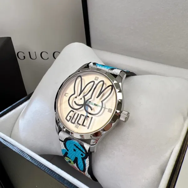 Gucci GG Marmont Rabbit Print Watch Multicolor Quartz Watch Watches - 17