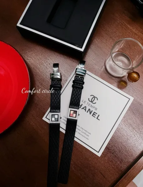 Chanel Premiere Watch Black Quilted Leather Diamond Bezel Quartz Watch Watches - 22