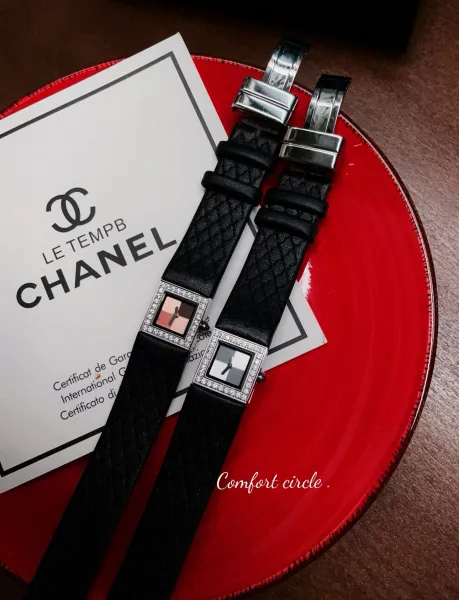 Chanel Premiere Watch Black Quilted Leather Diamond Bezel Quartz Watch Watches - 26