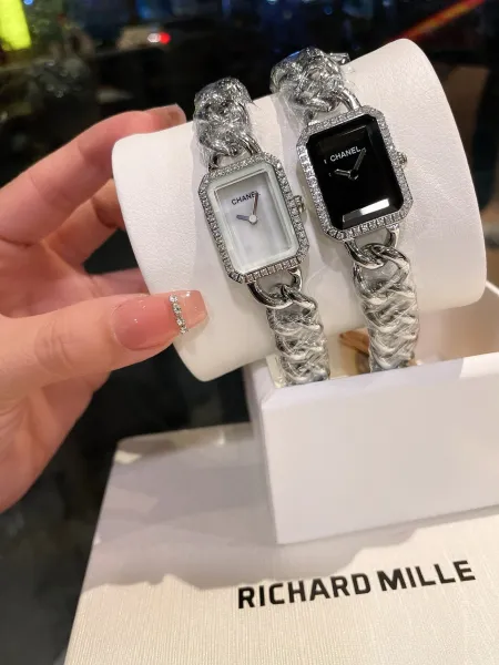 Chanel Premiere Black Gold-Plated Quartz Watch Watches - 37