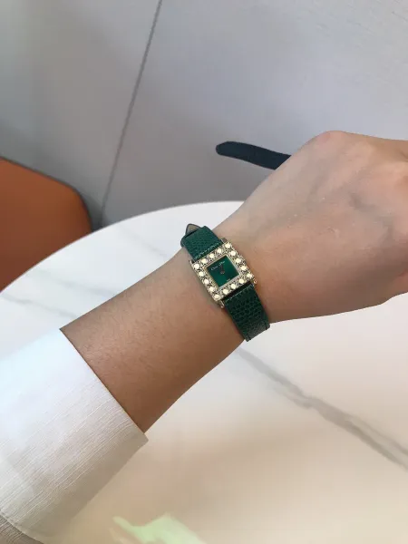 Dior La D de Dior Green Python Strap Quartz Watch Watches - 29