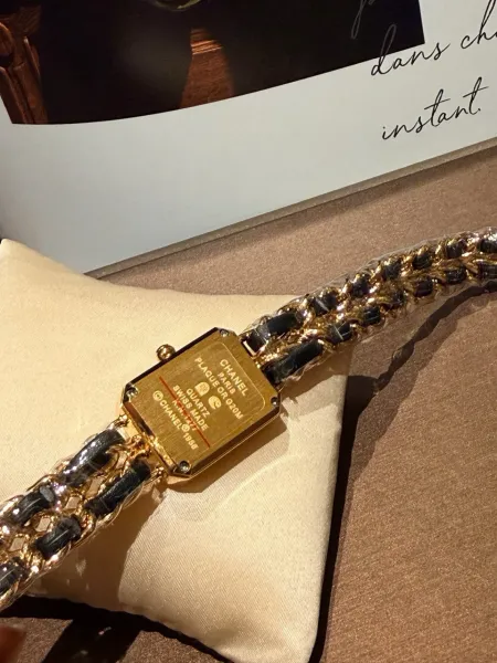 Chanel Première Re-Edition Black and Silver Chain Watch Watches - 26