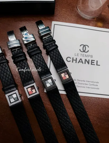 Chanel Premiere Watch Black Quilted Leather Diamond Bezel Quartz Watch Watches - 21