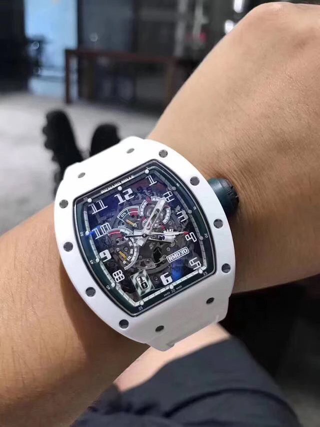 Richard Mille Rm030 White Skeleton Watch