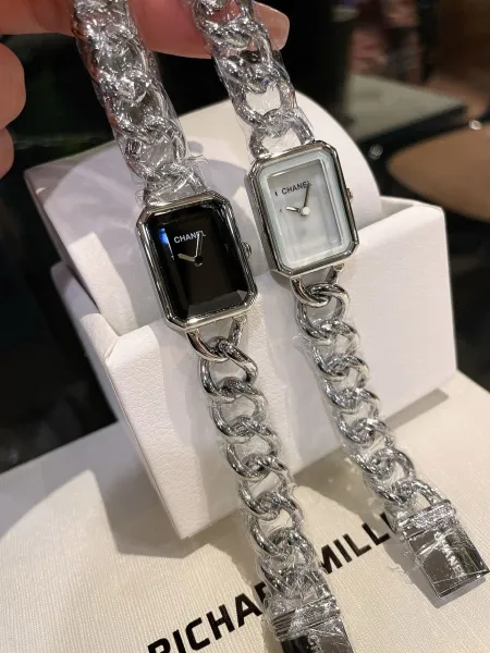 Chanel Premiere Black Gold-Plated Quartz Watch Watches - 44