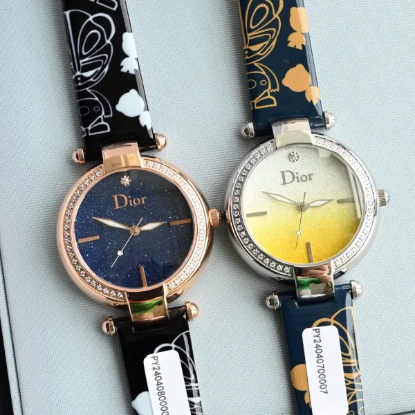 Dior La D de Dior Starry Blue Dial Rose Gold Watch Watches - 67