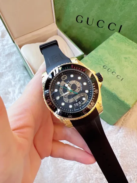 Gucci Dive Snake White Gold Watch Watches - 6