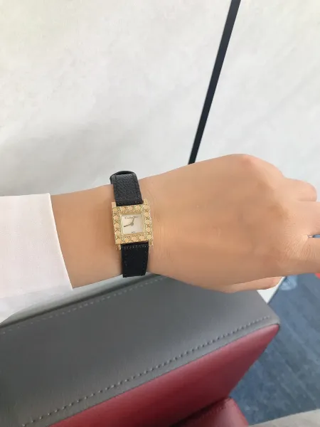 Dior La D de Dior Green Python Strap Quartz Watch Watches - 22