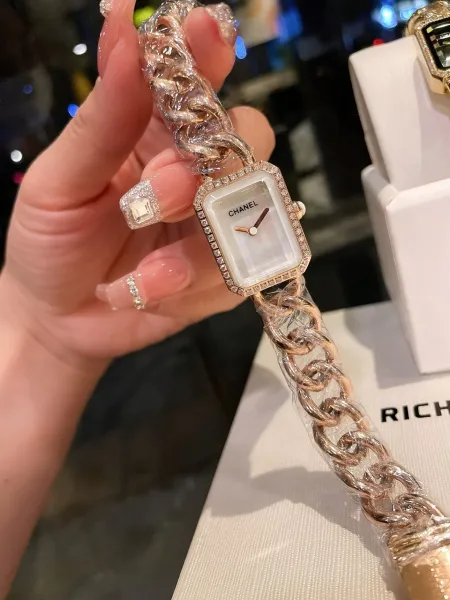 Chanel Premiere Black Gold-Plated Quartz Watch Watches - 40