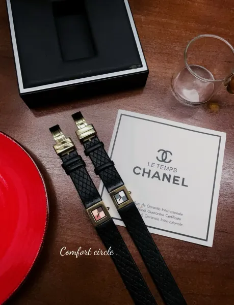 Chanel Premiere Watch Black Quilted Leather Diamond Bezel Quartz Watch Watches - 15