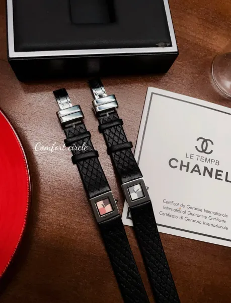 Chanel Premiere Watch Black Quilted Leather Diamond Bezel Quartz Watch Watches - 30