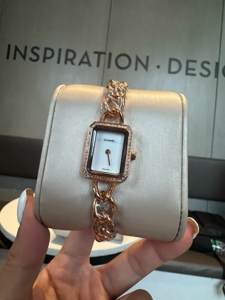 Chanel Première Rock Black Dial Rose Gold Diamond-Set Watch Watches - 7