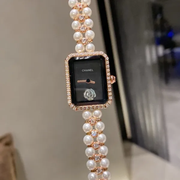 Chanel Premiere Pearl & Diamond Watch White Mother-of-Pearl Dial Gold-Tone Watches - 10