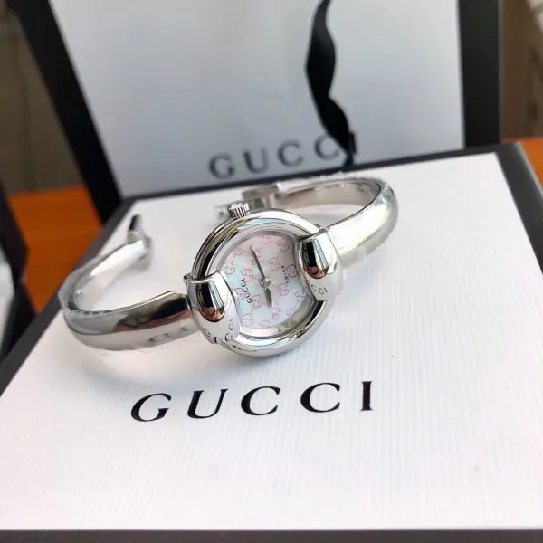 Gucci G-Timeless Diamond-Set Rose Gold Black Dial Watch Watches - 4