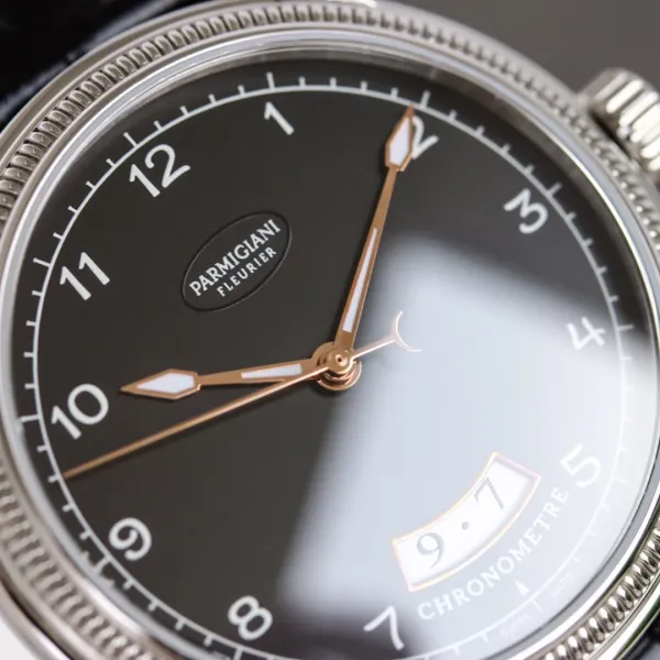 Design Parmigiani Fleurier Tonda Chronomètre Black Dial Mechanical Watch Watches - 19