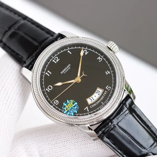 Design Parmigiani Fleurier Tonda Chronomètre Black Dial Mechanical Watch Watches - 23