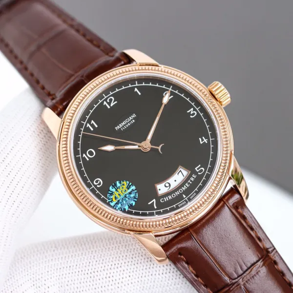 Design Parmigiani Fleurier Tonda Chronomètre Black Dial Mechanical Watch Watches - 24