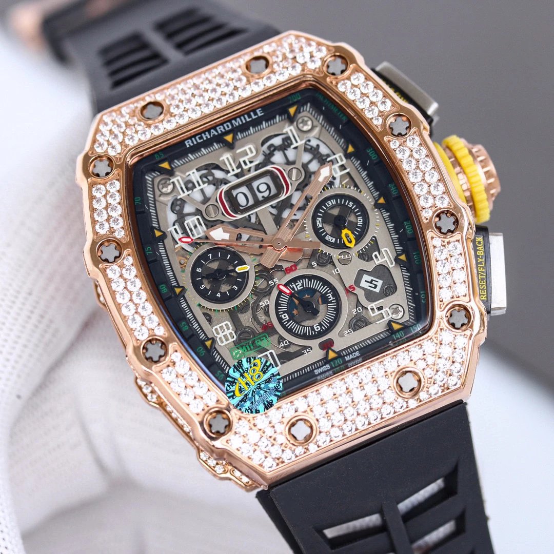 Richard Mille Watches RM 11-03 Crystal-Set Chronograph Watch image 2