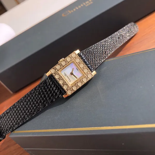 Dior La D de Dior Green Python Strap Quartz Watch Watches - 7