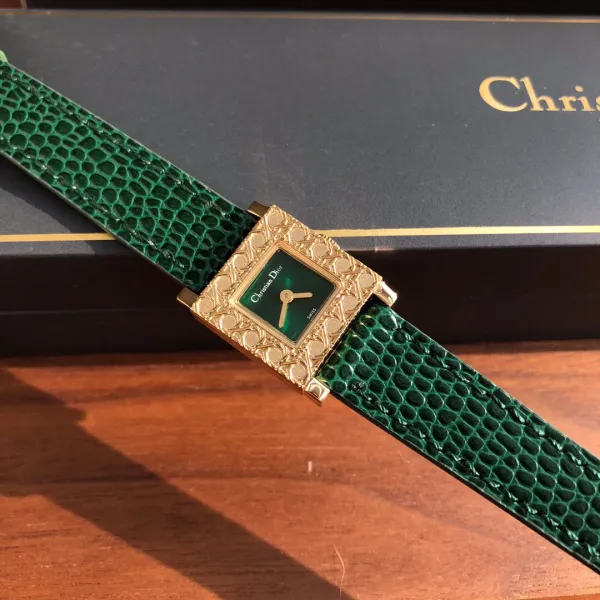 Dior La D de Dior Green Python Strap Quartz Watch Watches - 14