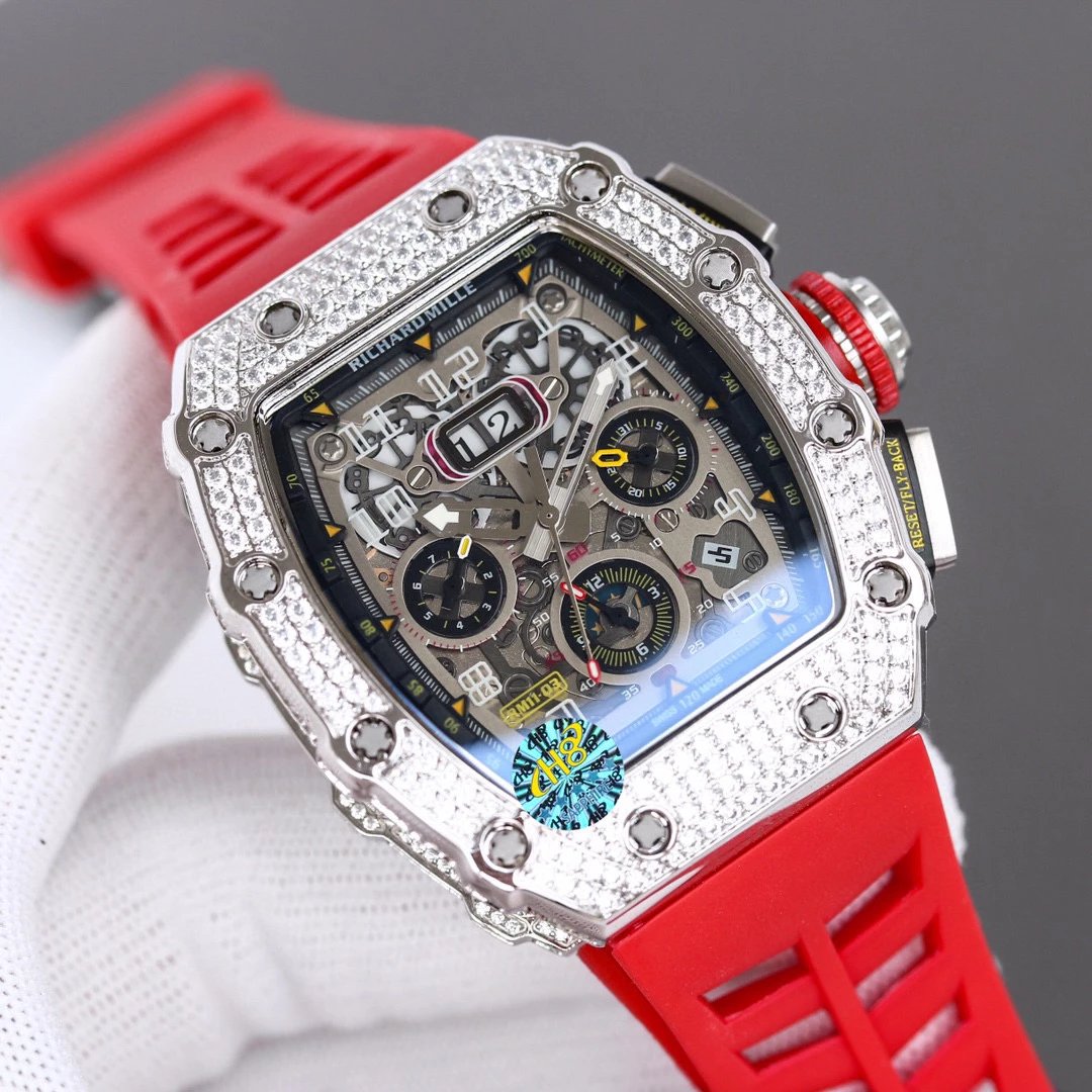 Richard Mille Watches RM 11-03 Crystal-Set Chronograph Watch image 5