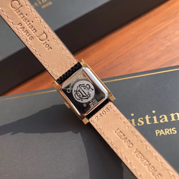 Dior La D de Dior Green Python Strap Quartz Watch Watches - 10