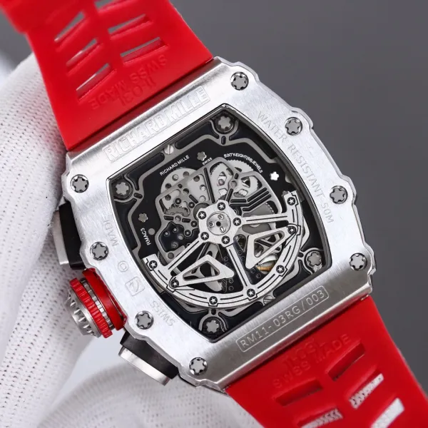 Richard Mille RM 011 Rose Gold Diamond Bezel Chronograph Watch Watches - 9