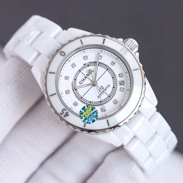 Chanel J12 White Ceramic Automatic Watch Watches - 26