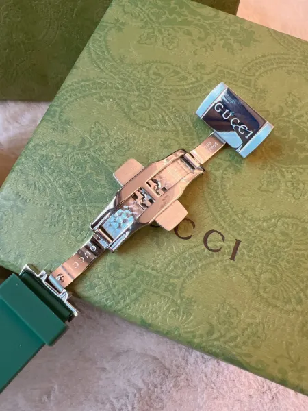 Gucci Dive Cat White Rubber Strap Watch Watches - 27