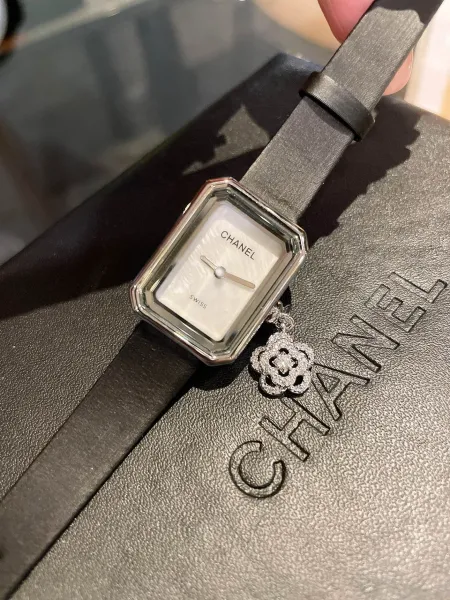 Chanel Première Rock Black Gold Quartz Watch with Camellia Charm Watches - 27