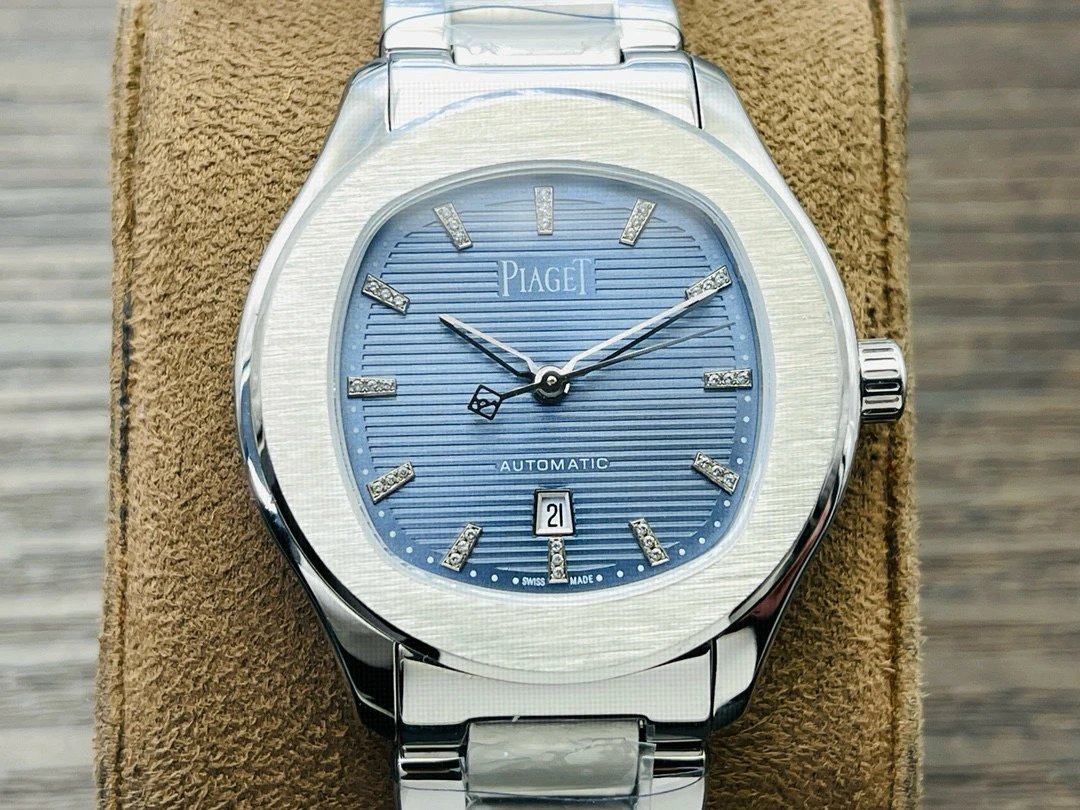 Design Piaget Polo Automatic White Dial Diamond Bezel Two-Tone Steel and Rose Gold Watch Watches - 81