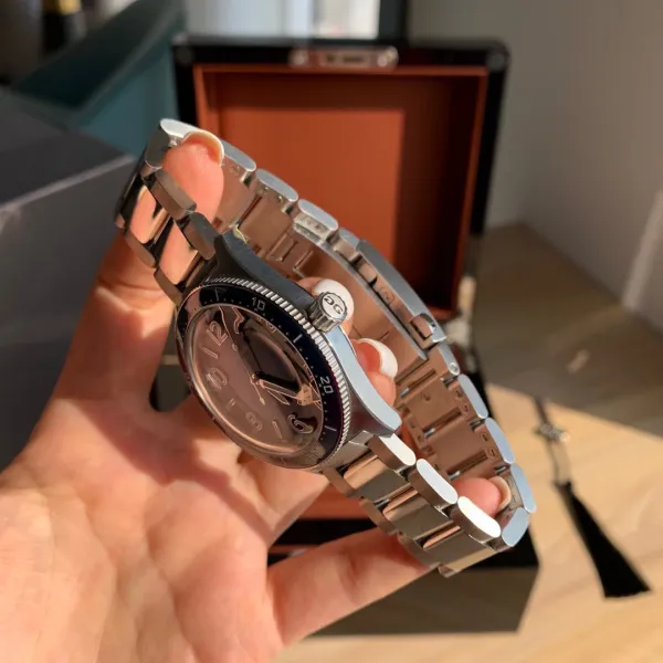 Design Glashütte Original SeaQ Chronograph Blue Dial Stainless Steel Watch Watches - 64