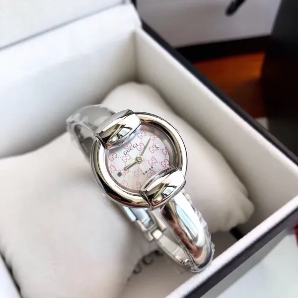 Gucci G-Timeless Diamond-Set Rose Gold Black Dial Watch Watches - 3