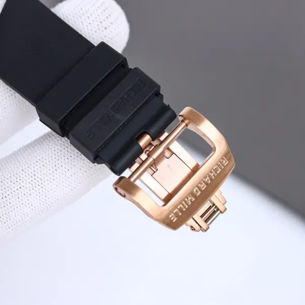 Richard Mille RM 011 Rose Gold Diamond Bezel Chronograph Watch Watches - 19