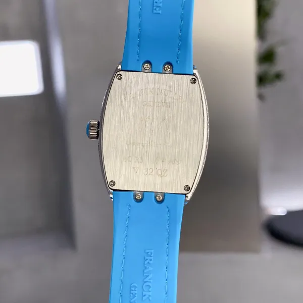 Franck Muller Casablanca Baguette Diamond-Set Turquoise Leather Watch Watches - 11