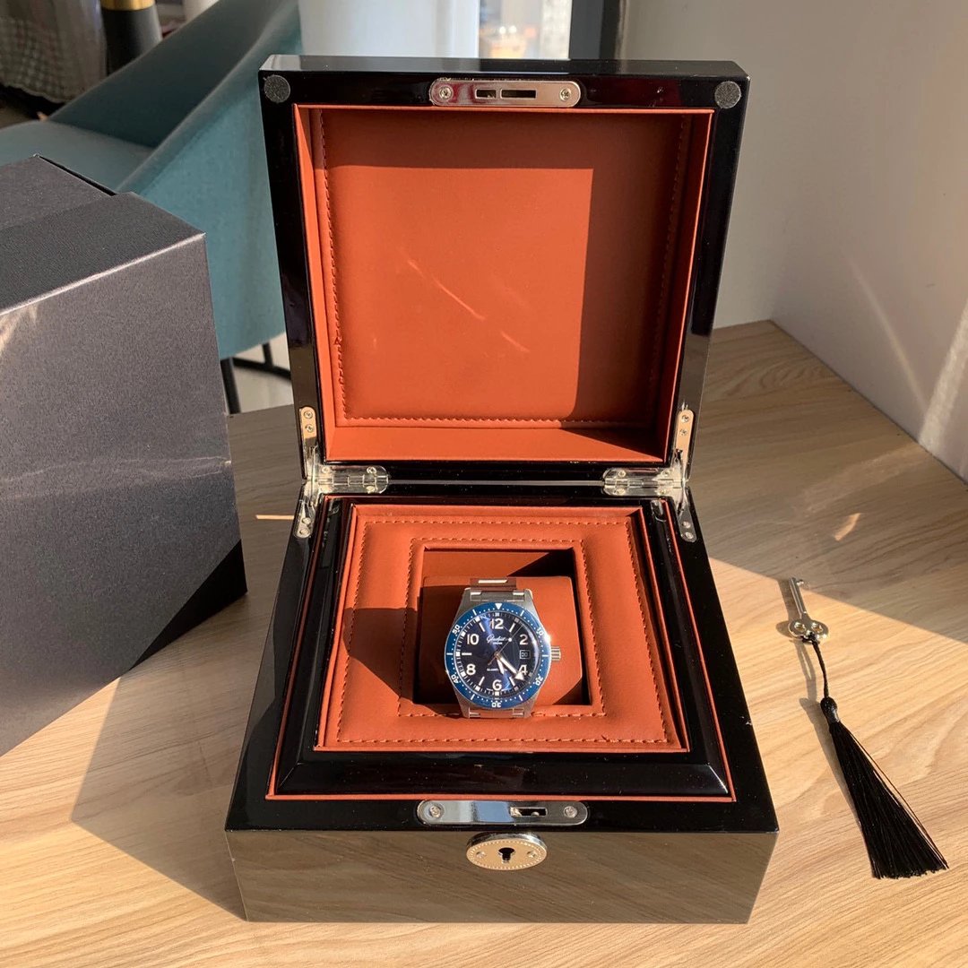 Design Glashütte Original SeaQ Chronograph Blue Dial Stainless Steel Watch Watches - 62